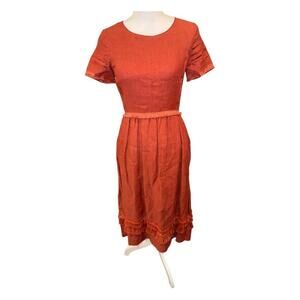 Weekend Max Mara Linen-Blend Maxi Dress, Size 2